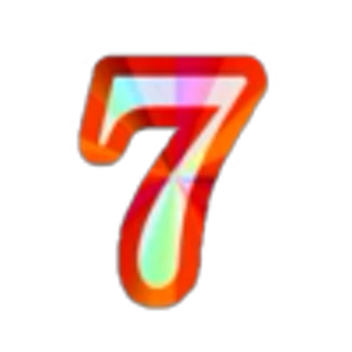 7️⃣ Эмодзи «Blue Rainbow Font» для Telegram