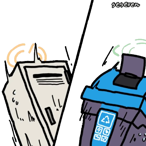 🗑️ Стикер «Blue Archive (Seseren)» для Telegram