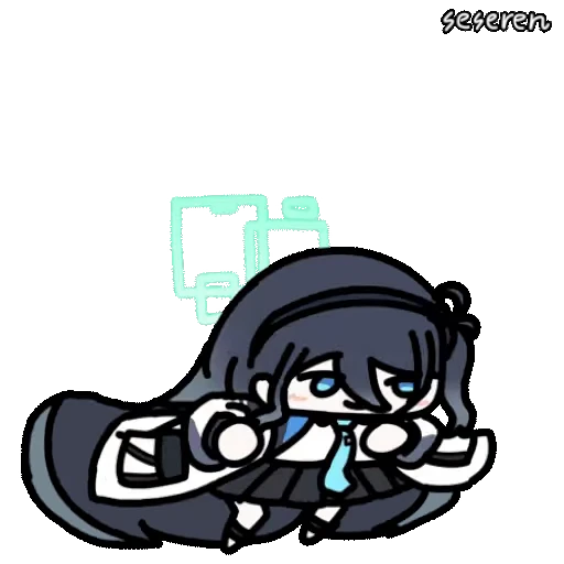 🕹️ Стикер «Blue Archive 2 (Seseren)» для Telegram