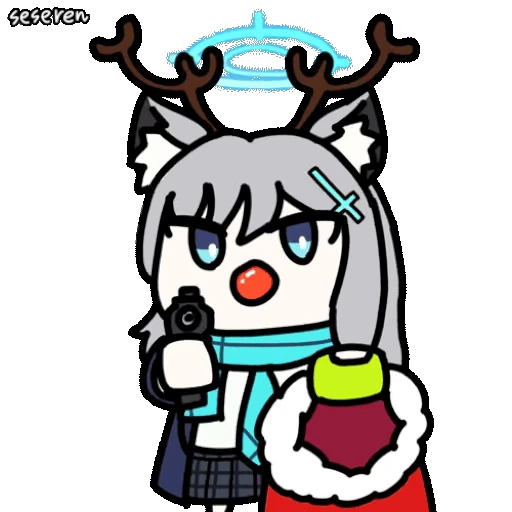 ⛄ Стикер «Blue Archive 2 (Seseren)» для Telegram