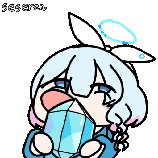 😋 Стикер «Blue Archive 2 (Seseren)» для Telegram