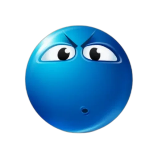 😮 Стикер «Blue Ball» для Telegram