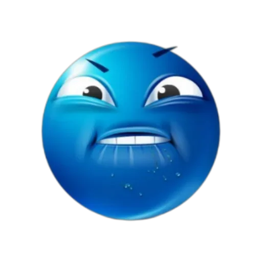 😬 Стикер «Blue Ball» для Telegram