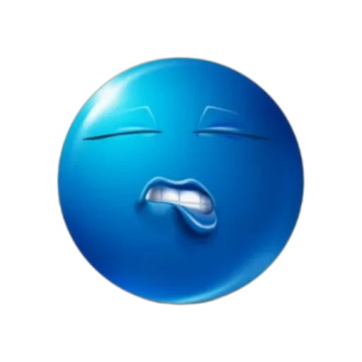 😌 Стикер «Blue Ball» для Telegram