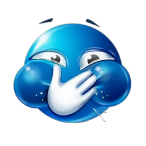 😂 Стикер «Blue Ball» для Telegram
