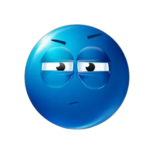 🤨 Стикер «Blue Ball» для Telegram
