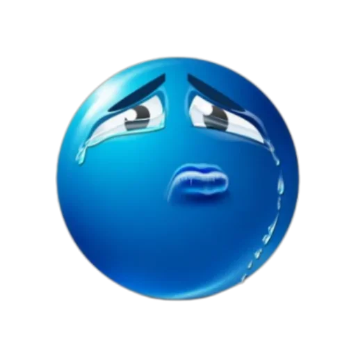 😥 Стикер «Blue Ball» для Telegram