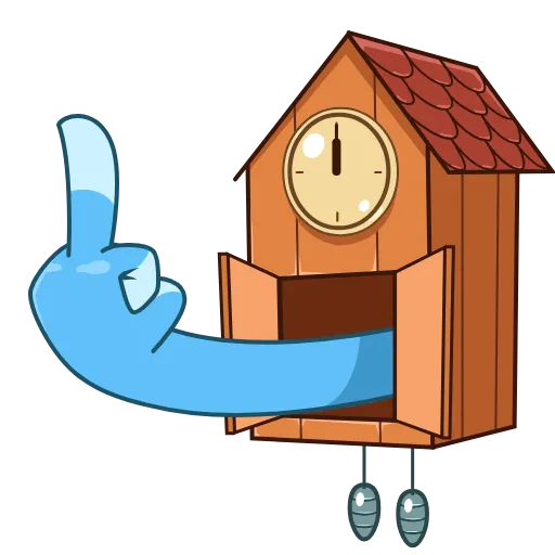 🖕 Стикер «Blue Bird» для Telegram