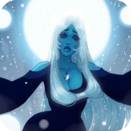 🪐 Стикер «Blue Diamond» для Telegram
