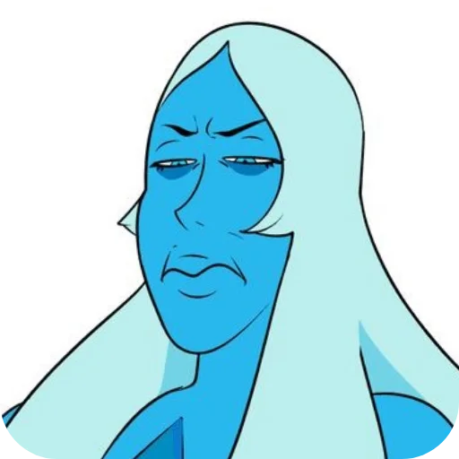 🤢 Стикер «Blue Diamond» для Telegram