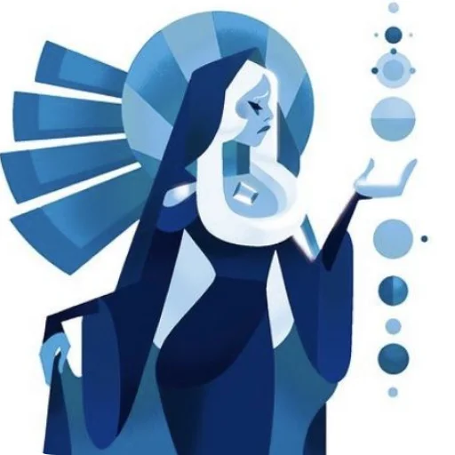 😩 Стикер «Blue Diamond» для Telegram