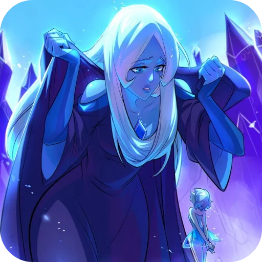 🤨 Стикер «Blue Diamond» для Telegram