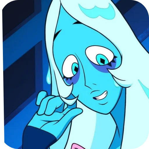 😁 Стикер «Blue Diamond» для Telegram