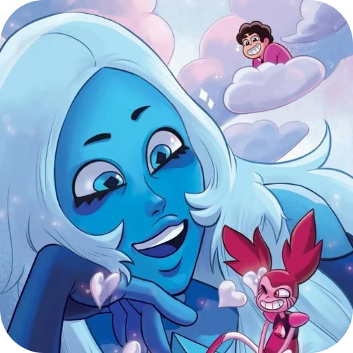 🥰 Стикер «Blue Diamond» для Telegram