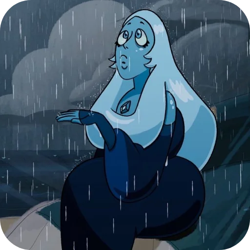 💦 Стикер «Blue Diamond» для Telegram