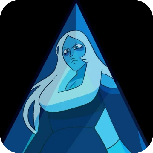 😡 Стикер «Blue Diamond» для Telegram