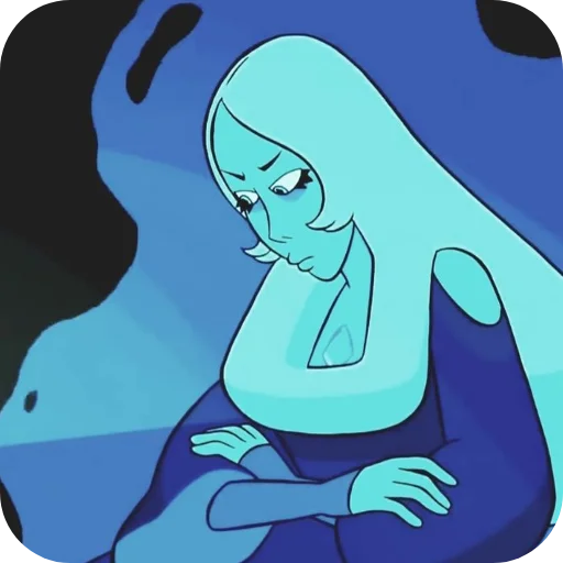☹ Стикер «Blue Diamond» для Telegram