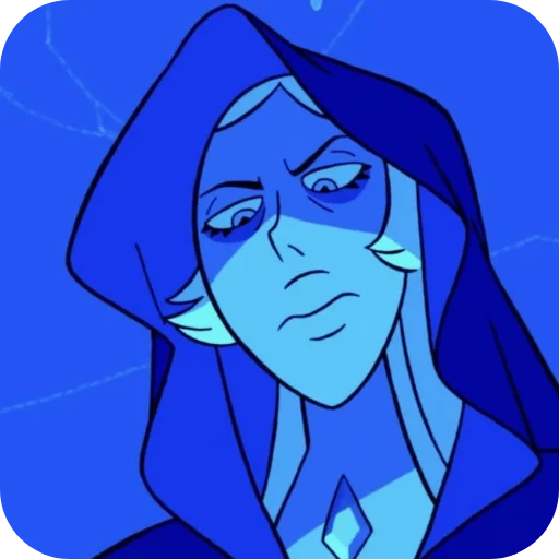 😠 Стикер «Blue Diamond» для Telegram