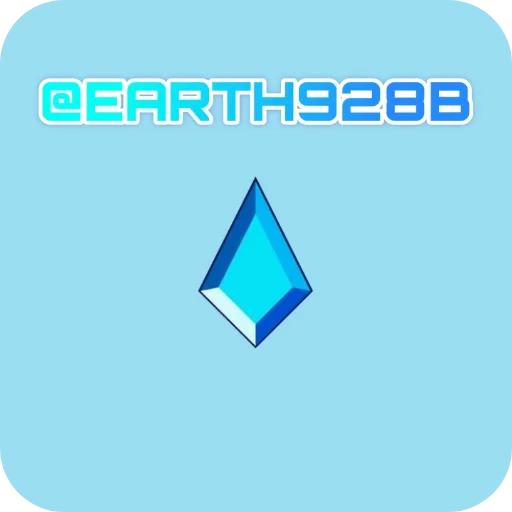 💎 Стикер «Blue Diamond» для Telegram