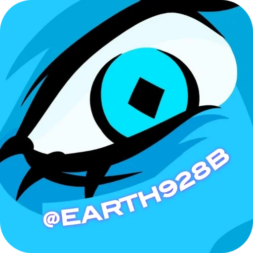 👁 Стикер «Blue Diamond» для Telegram