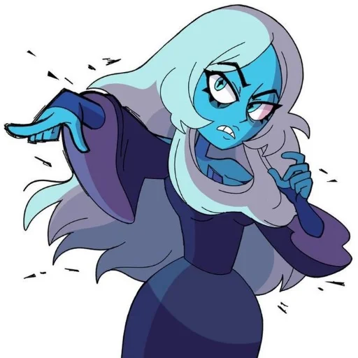 👈 Стикер «Blue Diamond» для Telegram