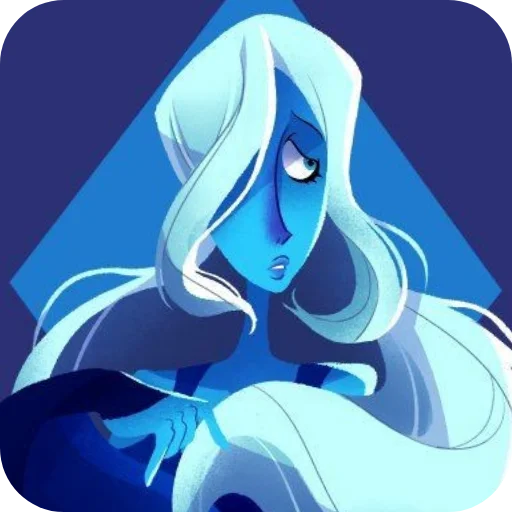 🙀 Стикер «Blue Diamond» для Telegram