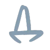 💙 Эмодзи «Серые буквы» для Telegram