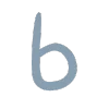 💙 Эмодзи «Серые буквы» для Telegram
