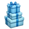 Стикер 44 Light Blue Emoji