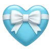 Стикер 7 Light Blue Emoji