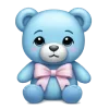 Стикер 29 Light Blue Emoji