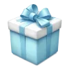 Стикер 40 Light Blue Emoji