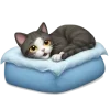 Стикер 30 Light Blue Emoji