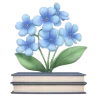 Стикер 55 Light Blue Emoji