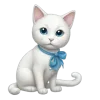 Стикер 21 Light Blue Emoji