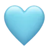 Стикер 5 Light Blue Emoji