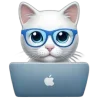 Стикер 24 Light Blue Emoji