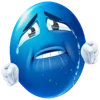 😪 Эмодзи «Blue faces» для Telegram