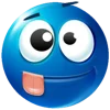 🤪 Эмодзи «Blue faces» для Telegram