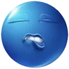 😝 Эмодзи «Blue faces» для Telegram