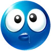 🤤 Эмодзи «Blue faces» для Telegram