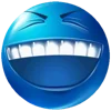 😆 Эмодзи «Blue faces» для Telegram
