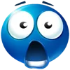 😟 Эмодзи «Blue faces» для Telegram