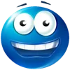 🥴 Эмодзи «Blue faces» для Telegram