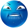 😠 Эмодзи «Blue faces» для Telegram