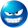 😈 Эмодзи «Blue faces» для Telegram