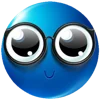 🥸 Эмодзи «Blue faces» для Telegram