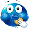 🍪 Эмодзи «Blue faces» для Telegram