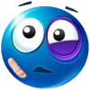 🤕 Эмодзи «Blue faces» для Telegram