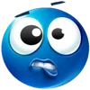 🤨 Эмодзи «Blue faces» для Telegram